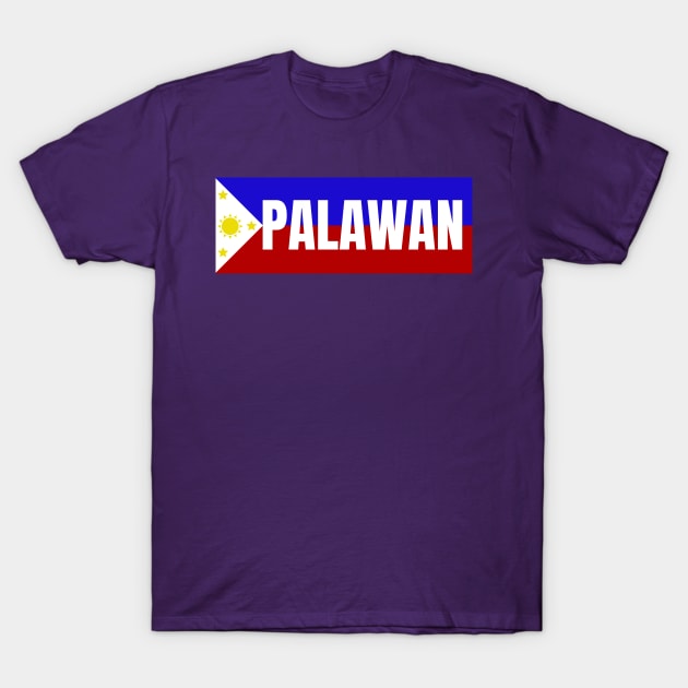 Province of Palawan in Philippines Flag T-Shirt by aybe7elf